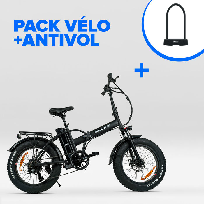 PACK Vélo et Antivol - Fatbike et Antivol U Abus 12mm