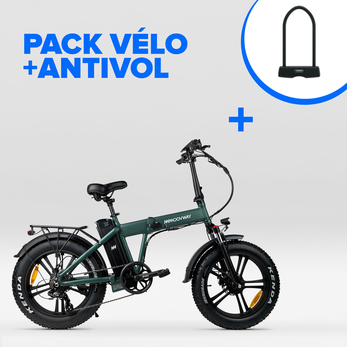 PACK Vélo et Antivol - Fat Pro et Antivol U Abus 12mm