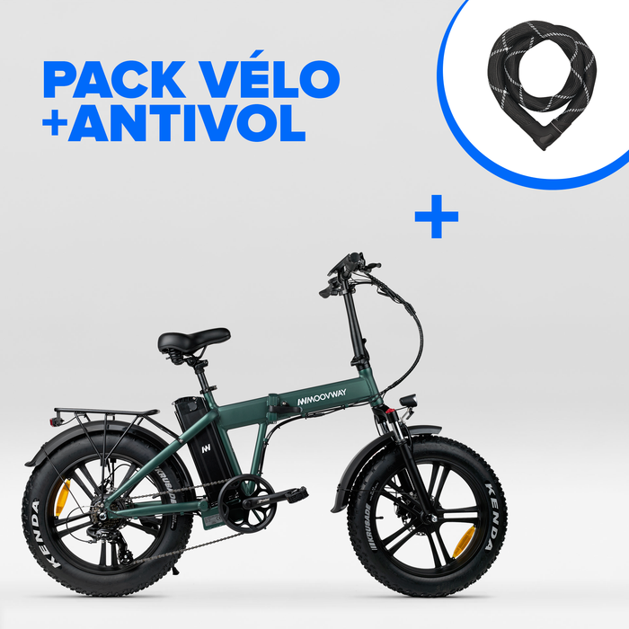 PACK Vélo et Antivol - Fat Pro et Antivol Iven Chain MoovWay